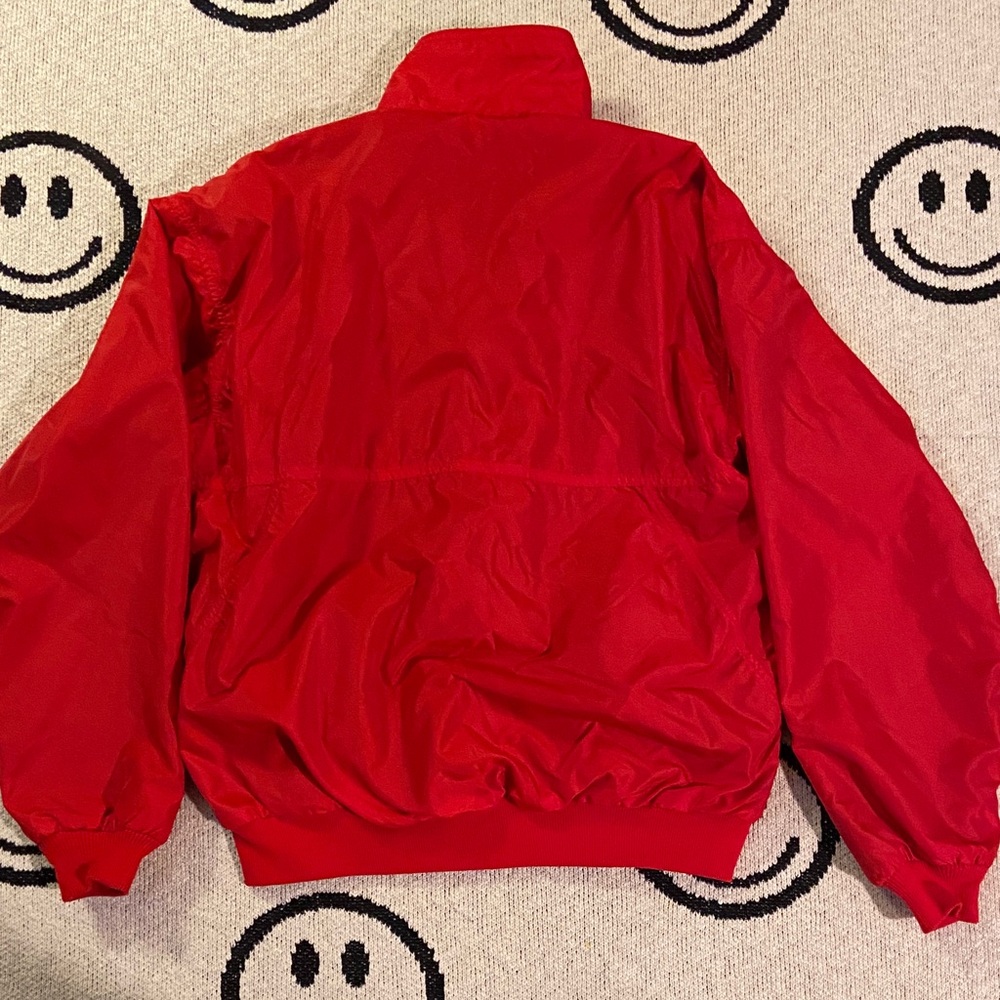 Patagonia Bomber Jacket Medium Green Shelled Synchilla Vtg USA Fleece Lined 90s - Picture 3 of 3